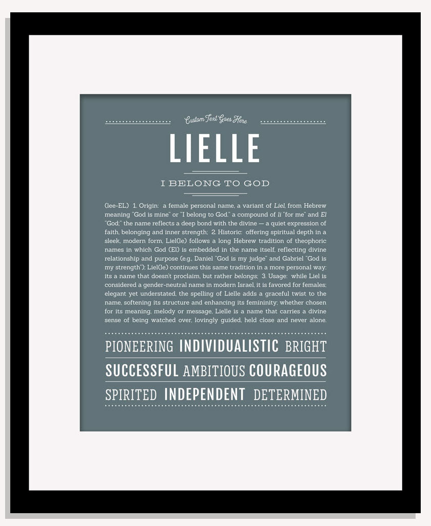 Lielle | Name Art Print