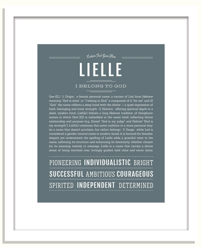 Lielle | Name Art Print