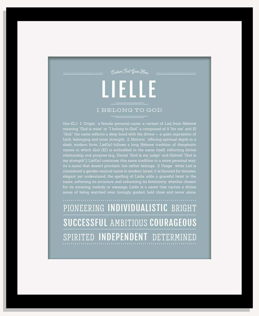 Lielle | Name Art Print