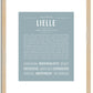 Lielle | Name Art Print
