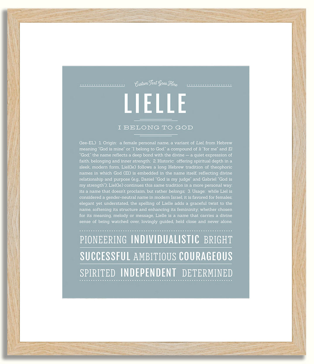 Lielle | Name Art Print
