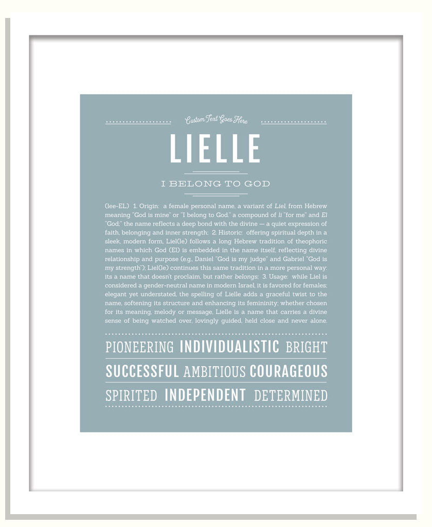 Lielle | Name Art Print