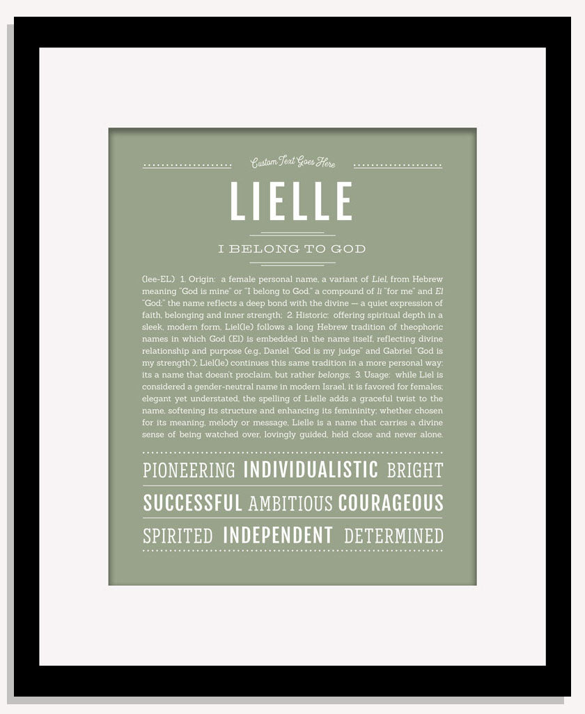 Lielle | Name Art Print