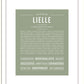 Lielle | Name Art Print