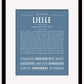 Lielle | Name Art Print