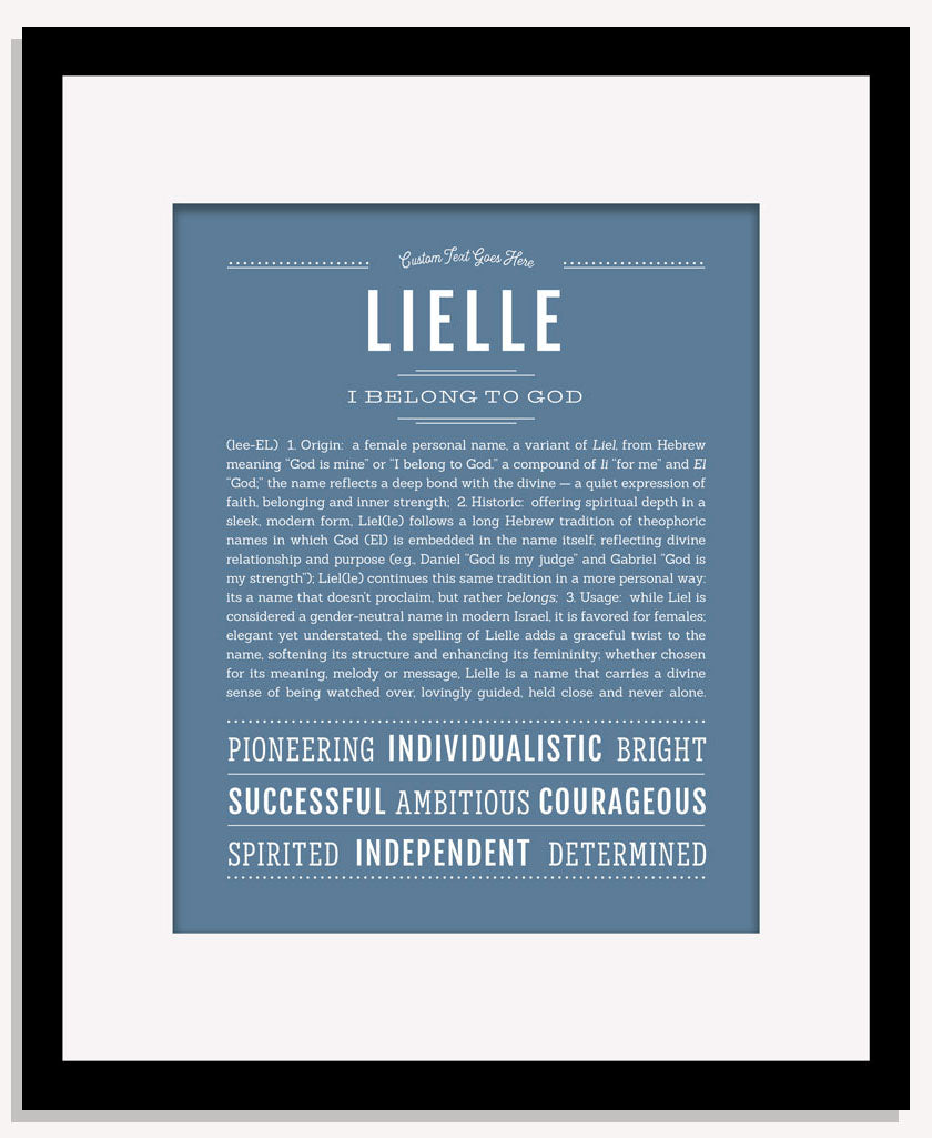 Lielle | Name Art Print