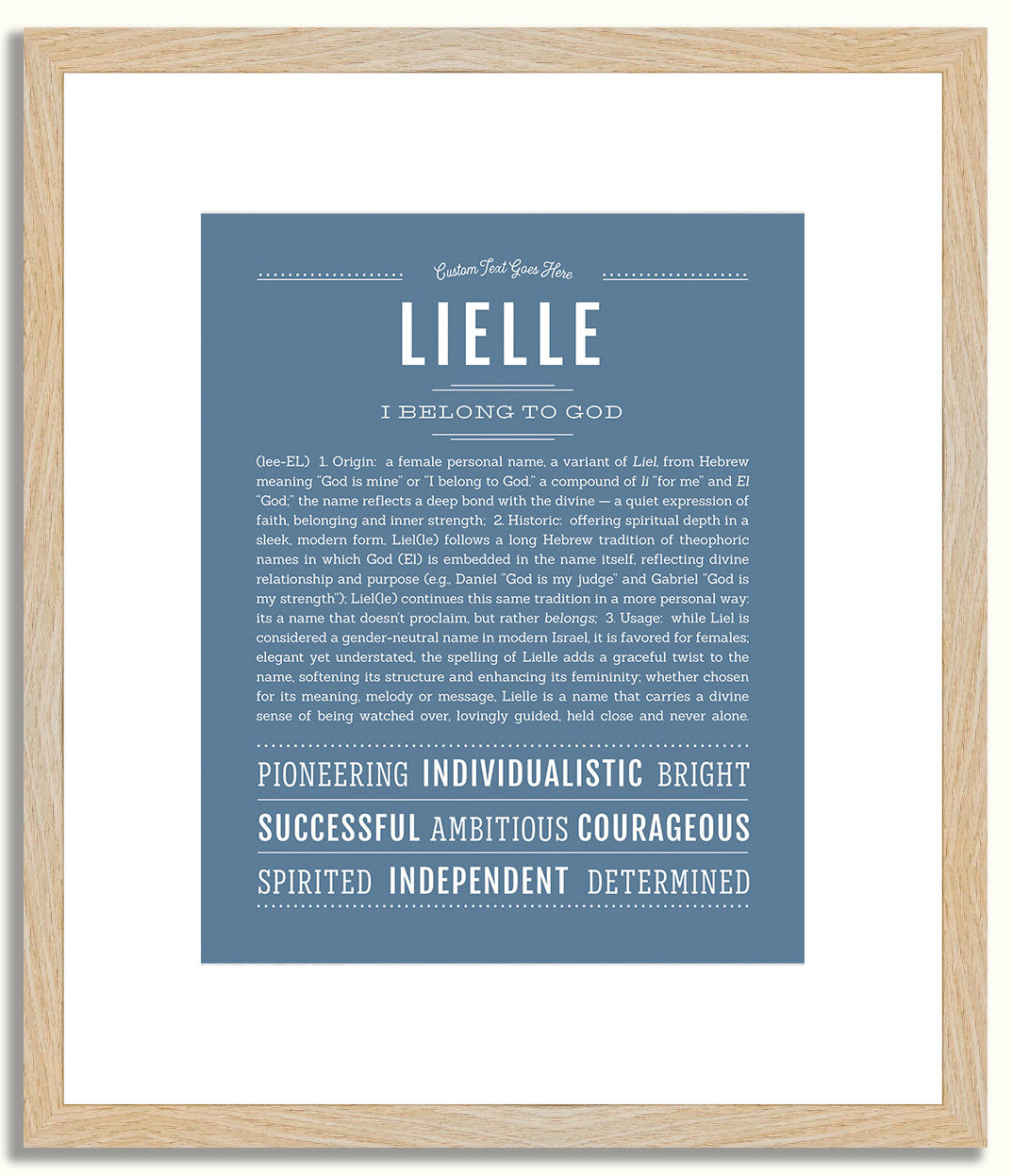 Lielle | Name Art Print