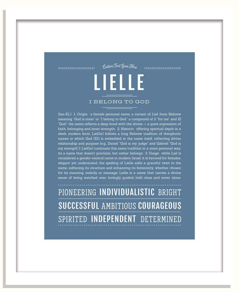 Lielle | Name Art Print