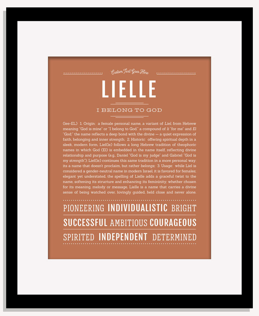 Lielle | Name Art Print