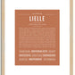 Lielle | Name Art Print