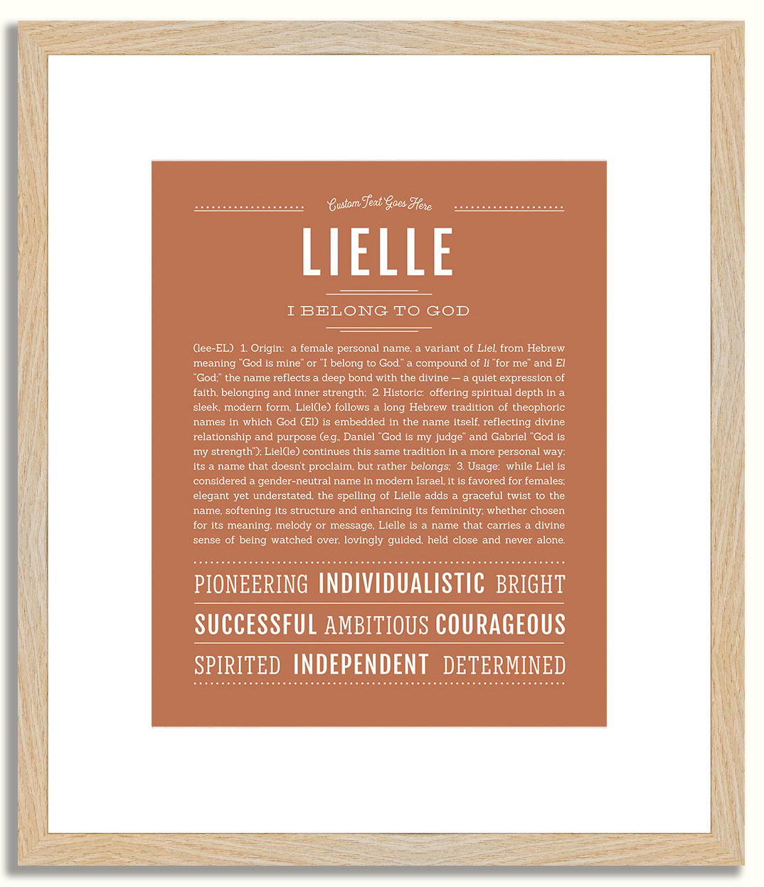 Lielle | Name Art Print