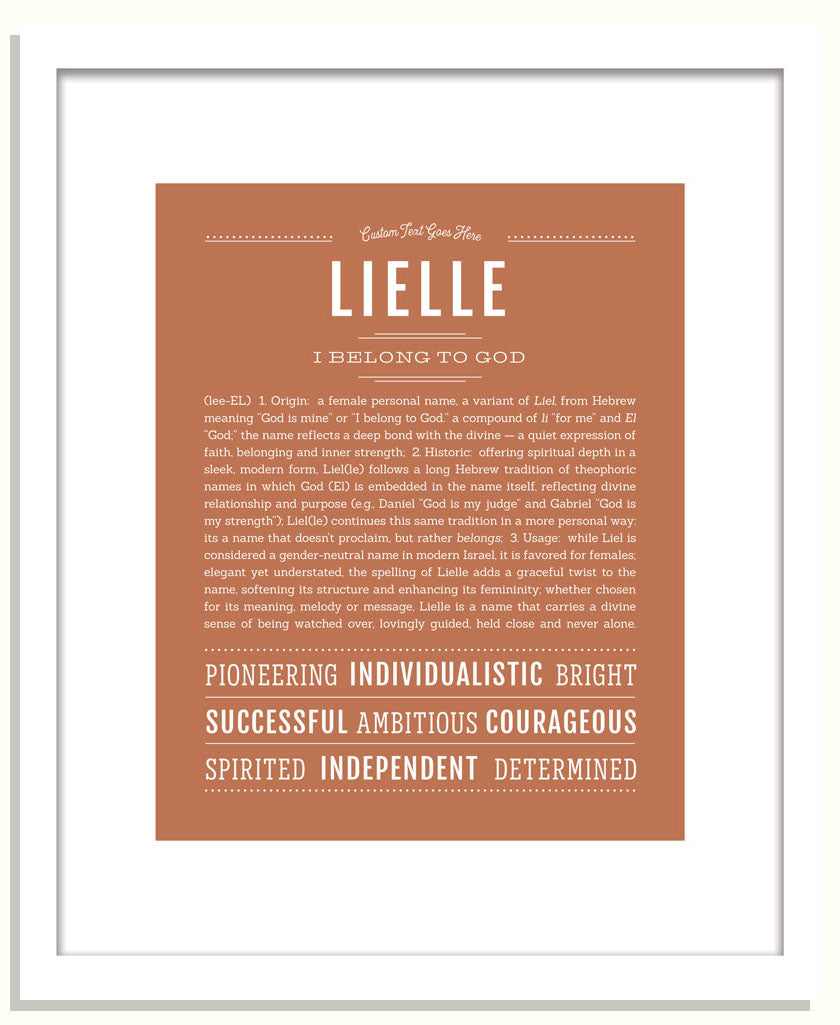 Lielle | Name Art Print