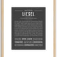 Liesel | Name Art Print