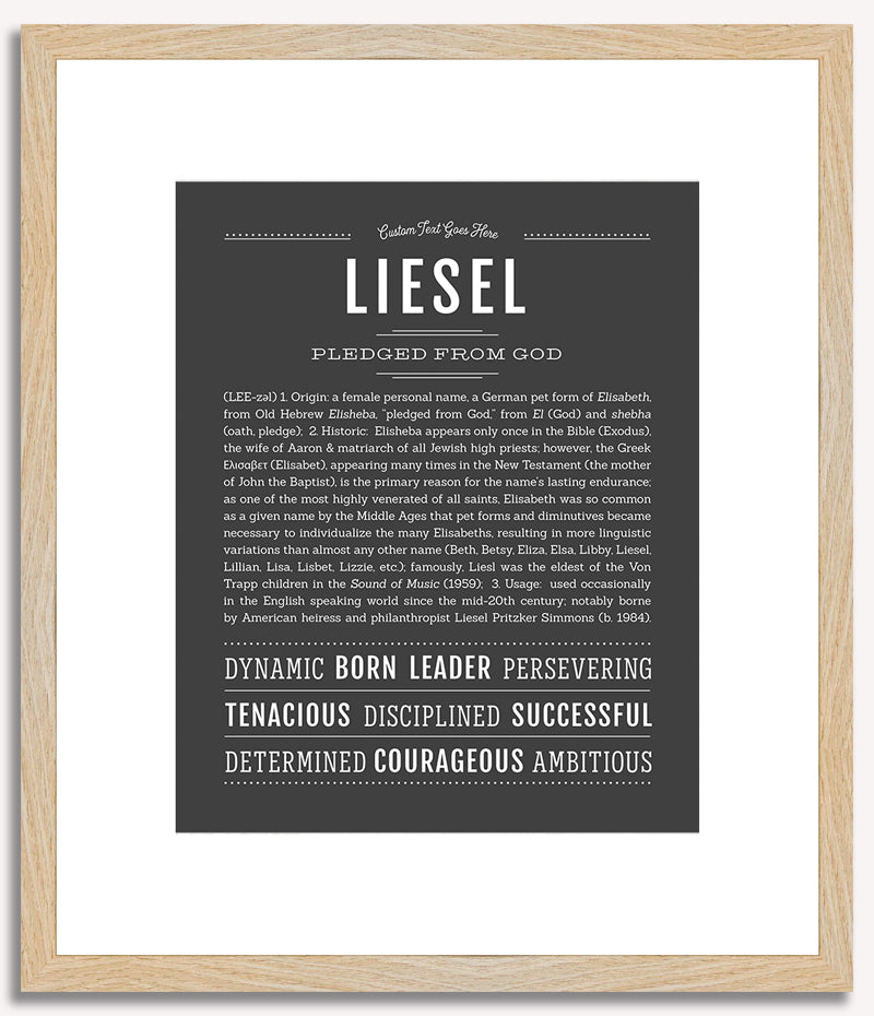 Liesel | Name Art Print