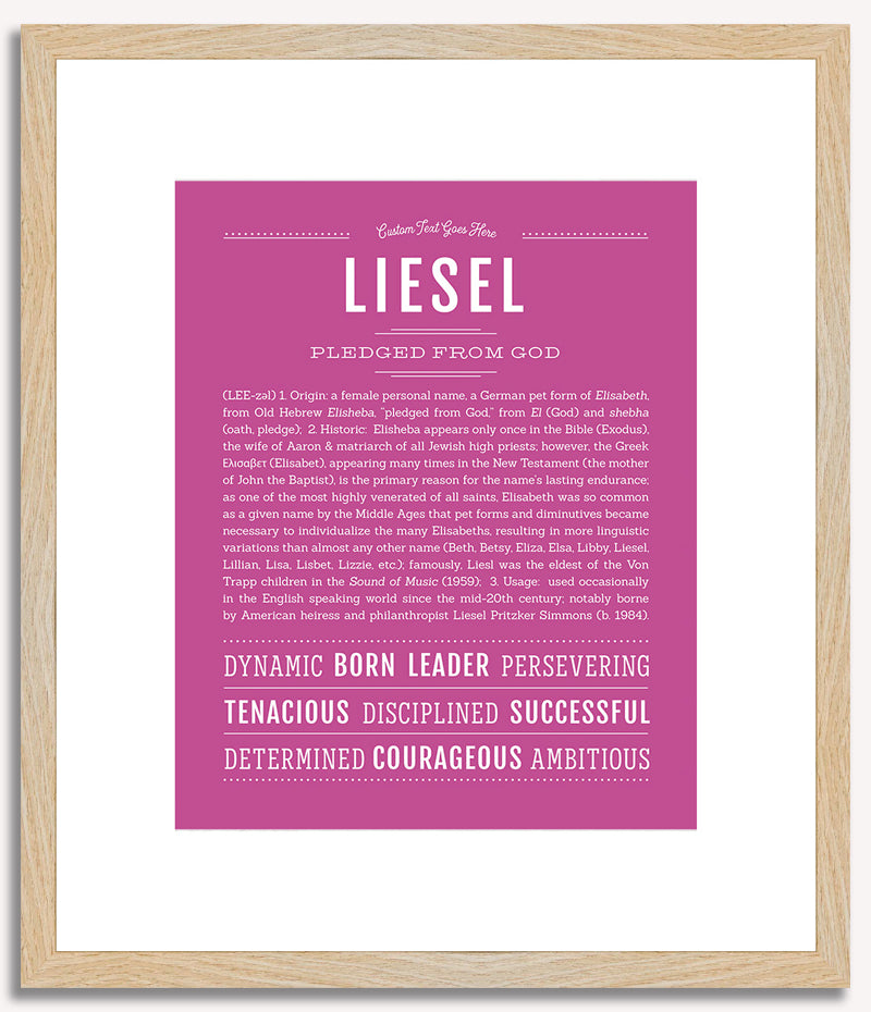 Liesel | Name Art Print