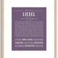 Liesel | Name Art Print