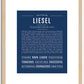 Liesel | Name Art Print