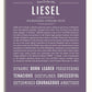 Liesel | Name Art Print - Personalized Custom Gifts – Name Stories
