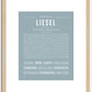 Liesel | Name Art Print