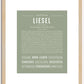 Liesel | Name Art Print