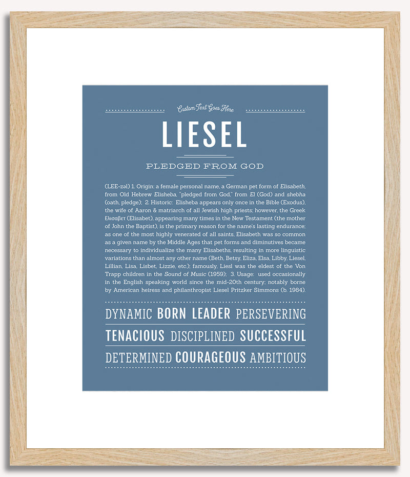 Liesel | Name Art Print