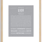 Liev | Name Art Print