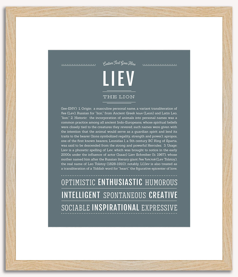 Liev | Name Art Print