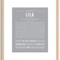 Lila | Name Art Print