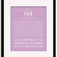 Frame Options | Lilac | Black Frame, Matted