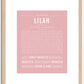 Lilah | Name Art Print