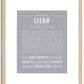 Lilah | Name Art Print