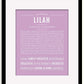 Frame Options | Lilac | Black Frame, Matted