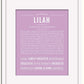 Frame Options | Lilac | White Frame, Matted