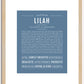 Lilah | Name Art Print