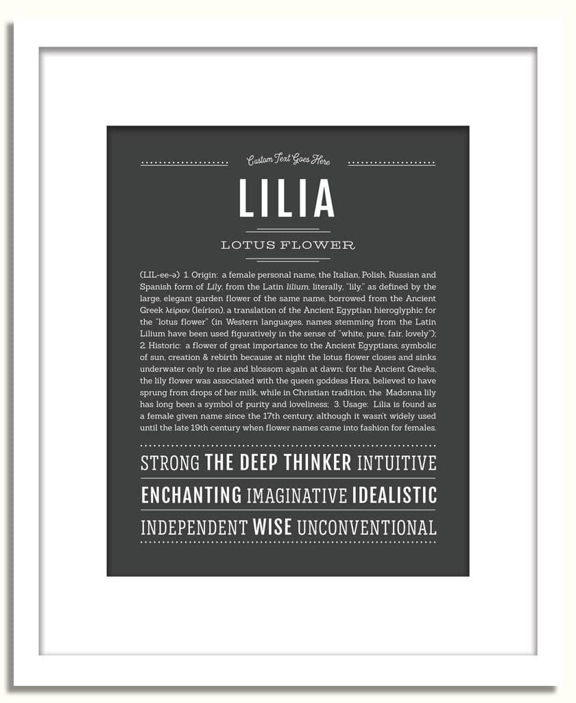 lilia white Lilia