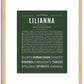 Lilianna | Name Art Print