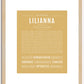 Lilianna | Name Art Print