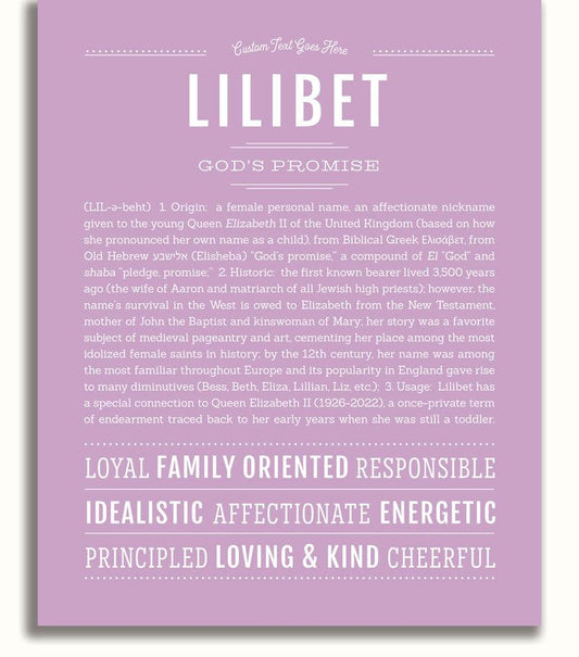 Frame Options | Lilac | No Frame