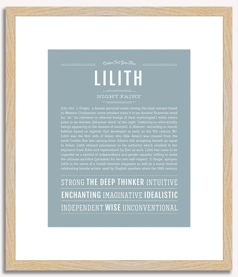 Lilith | Name Art Print