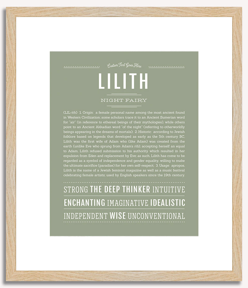 Lilith | Name Art Print