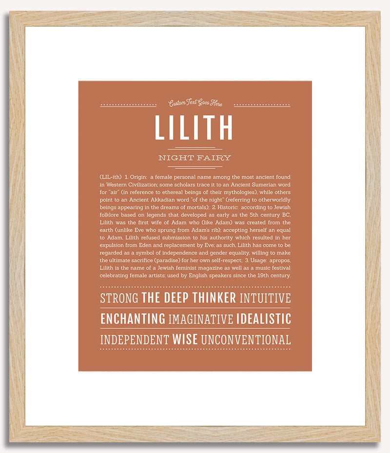 Lilith | Name Art Print