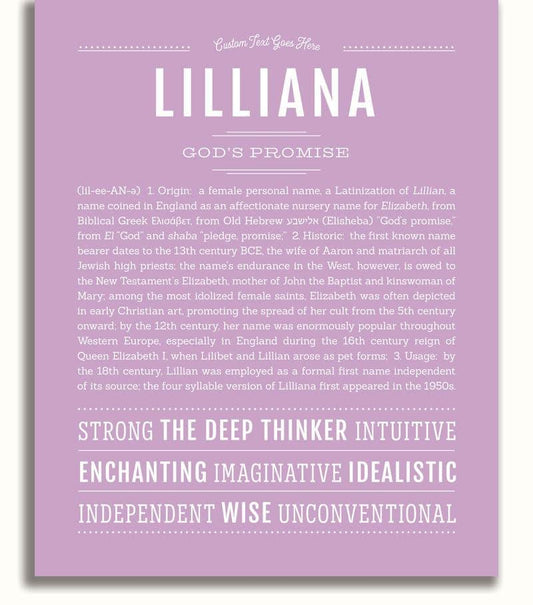 Frame Options | Lilac | No Frame