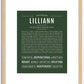 Lilliann | Name Art Print