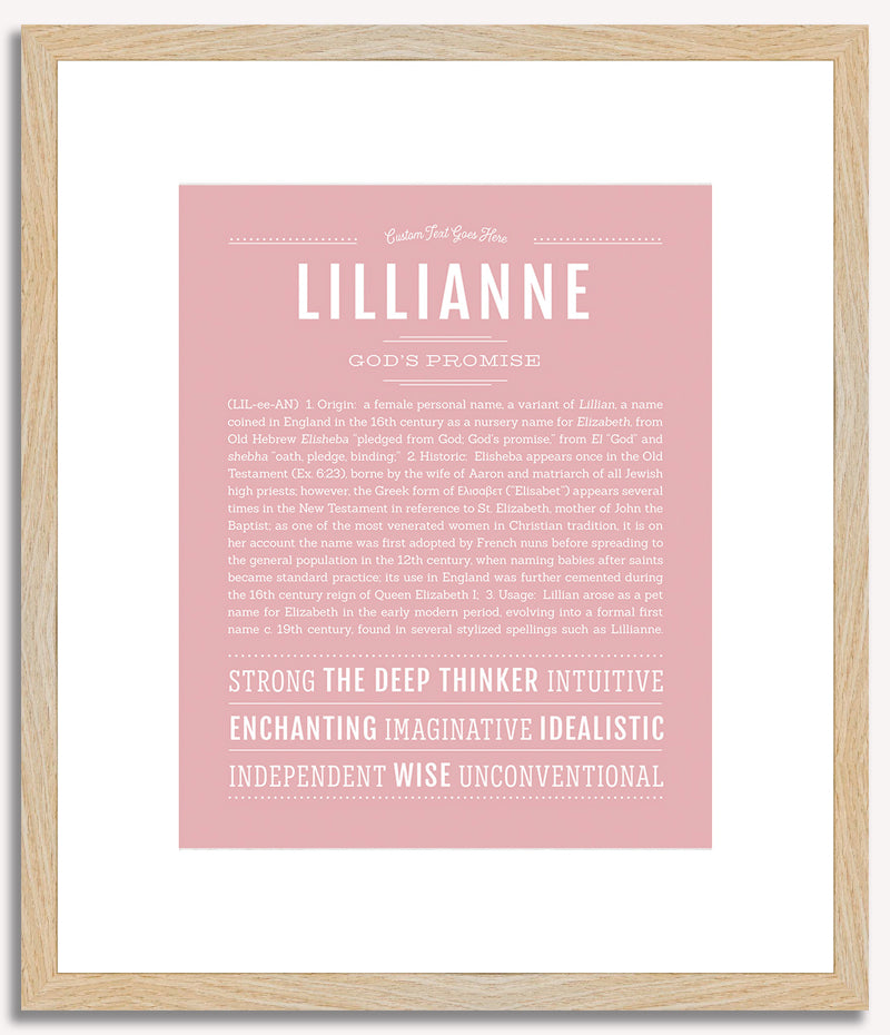 Lillianne | Name Art Print