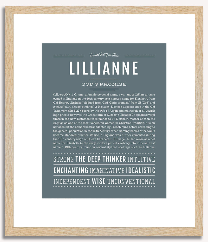 Lillianne | Name Art Print