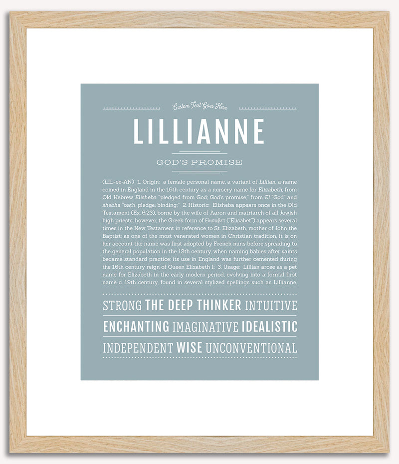 Lillianne | Name Art Print