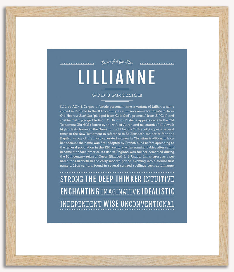 Lillianne | Name Art Print