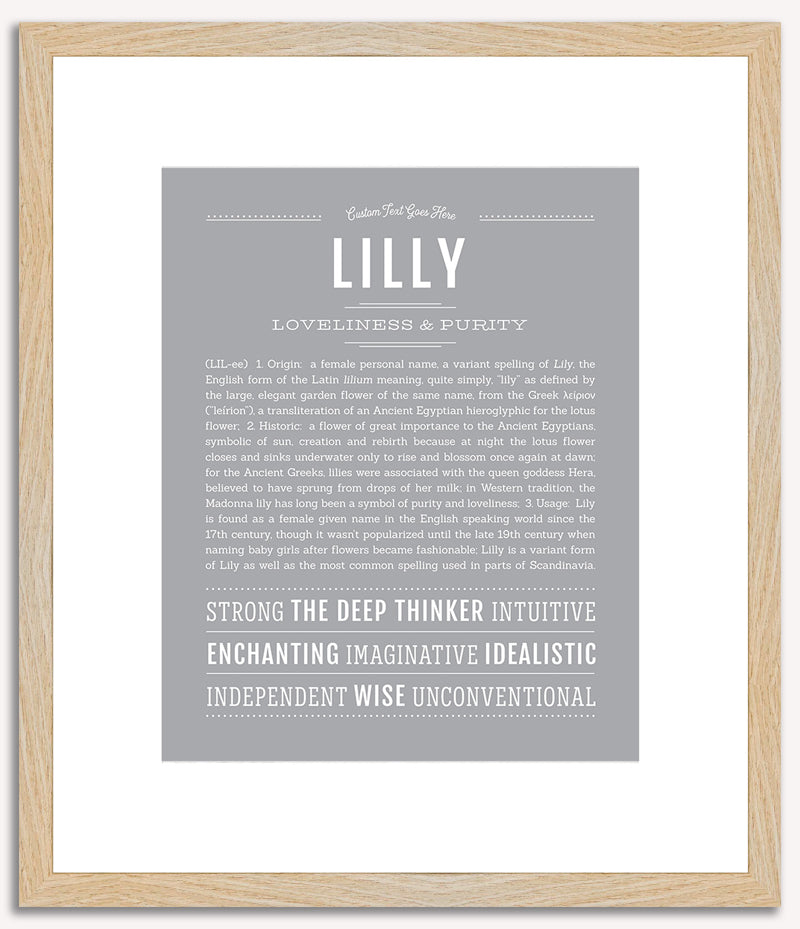 Lilly | Name Art Print