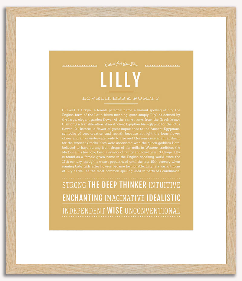 Lilly | Name Art Print