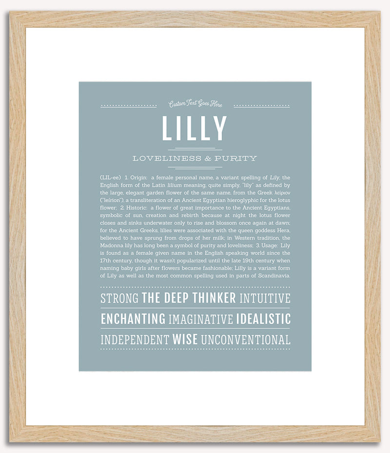 Lilly | Name Art Print